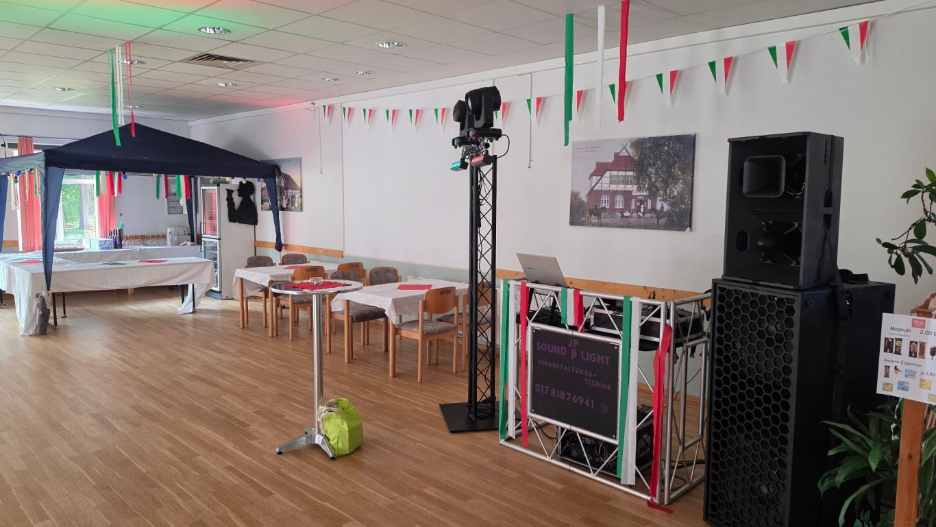 Platz für den DJ Platz für den DJ